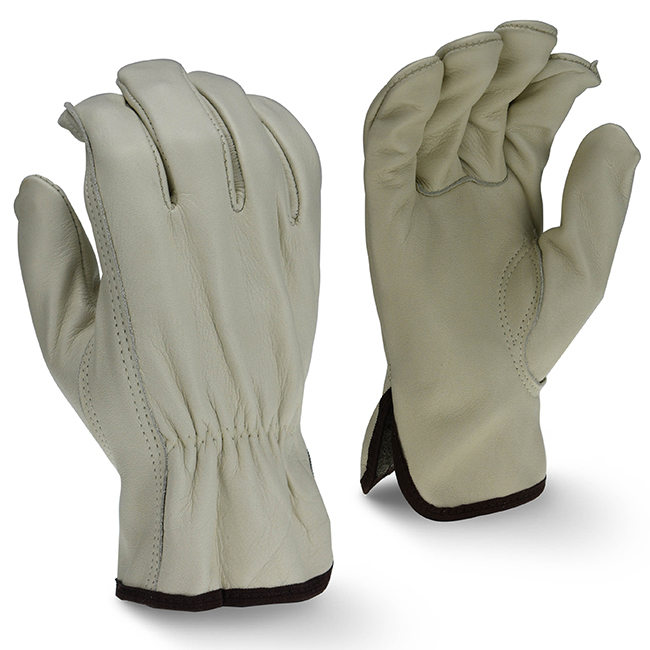 Radians Premium Grain Cowhide Leather Driver Gloves from GME Supply